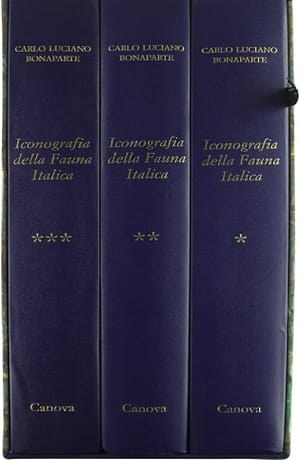 Carlo Luciano Bonaparte. Iconografia della fauna italica per le quattro classi degli Animali Vertebrati