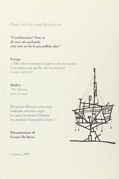 L'architettura? Non so di cosa stai parlando anzi non ne ho la più pallida idea