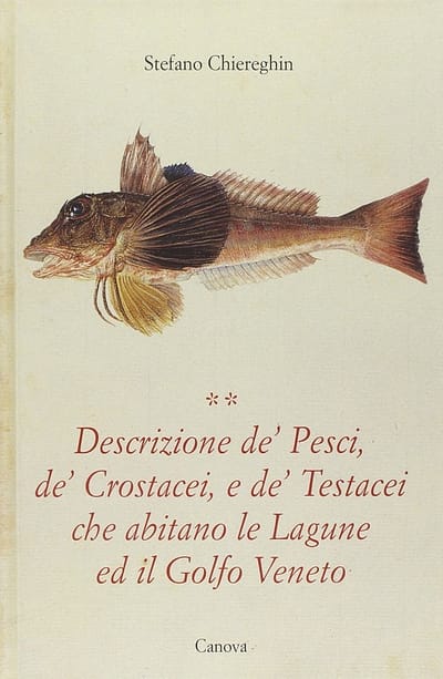Stefano Chiereghin. Descrizione de’ Pesci, de’ Crostacei e de’ Testacei che abitano le lagune ed il Golfo Veneto